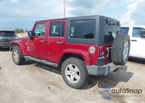 2012 Jeep Wrangler Unlimited Sahara из США, поврежденный, VIN 1C4BJWEG6CL180862